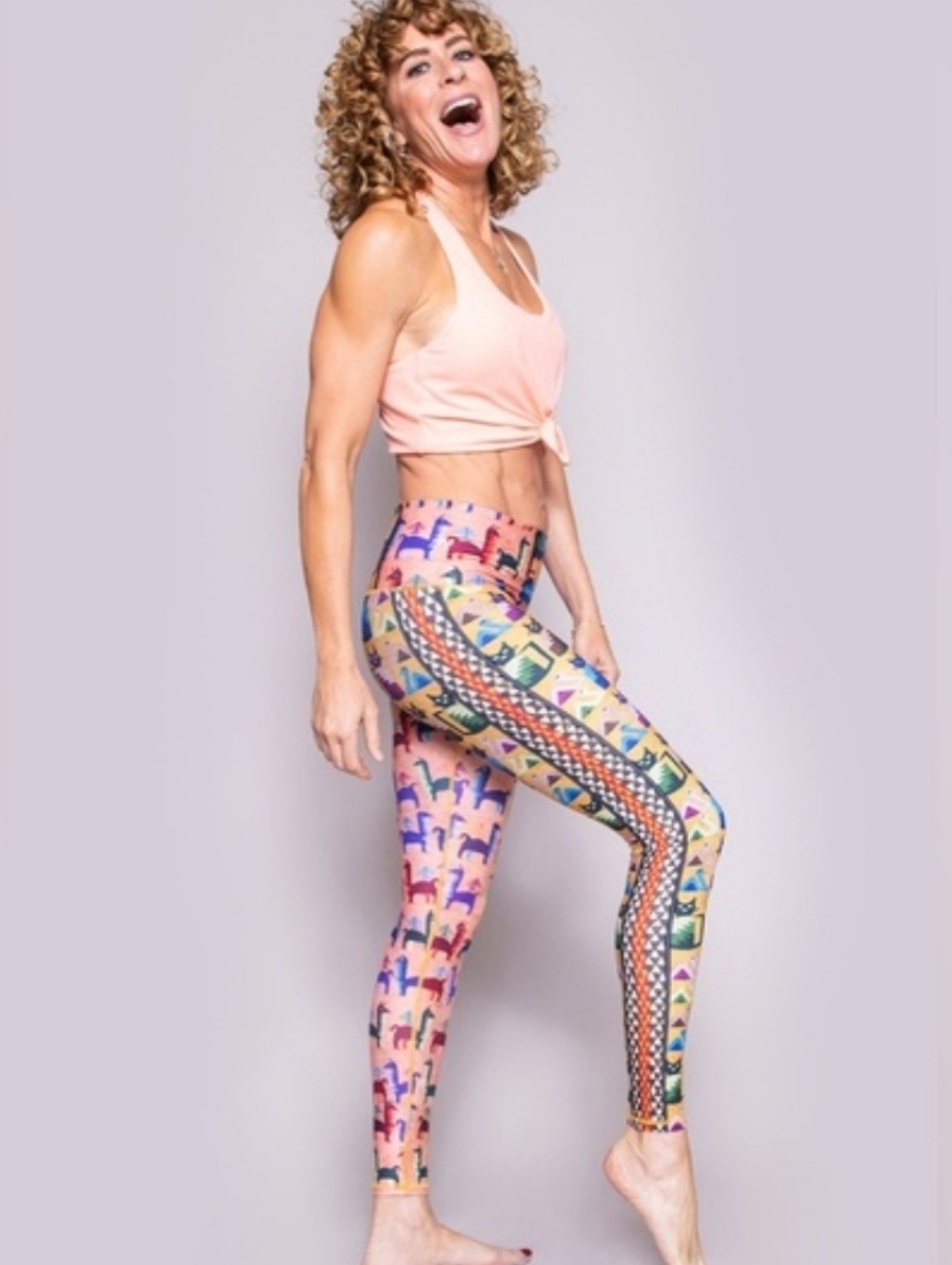 🐈🐾🦙✨️🐈‍⬛●●● Niyama Sol Kitty And A Lama Barefoot Leggings XS